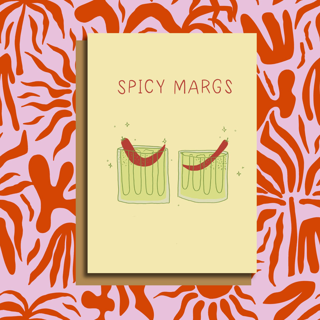 Spicy Margarita Cocktail Card