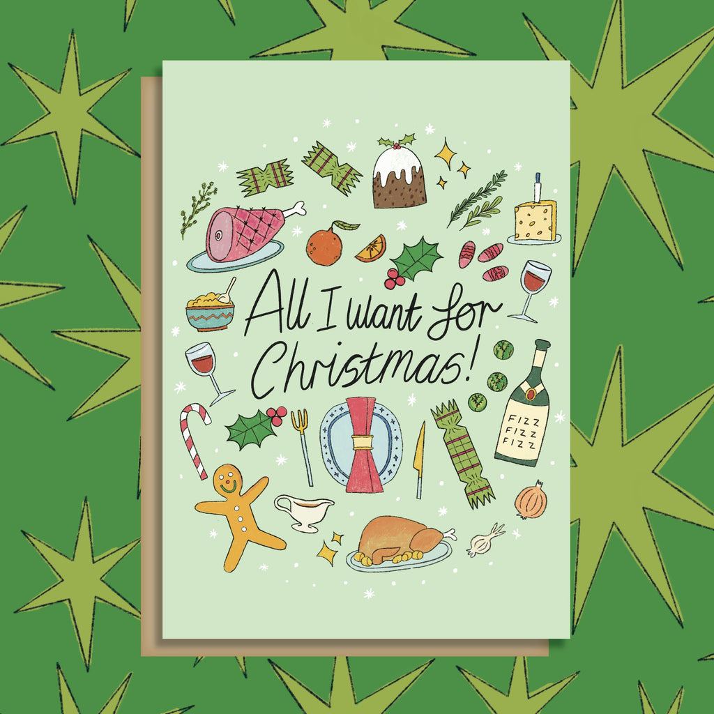 All I Want for Christmas Greetings Card