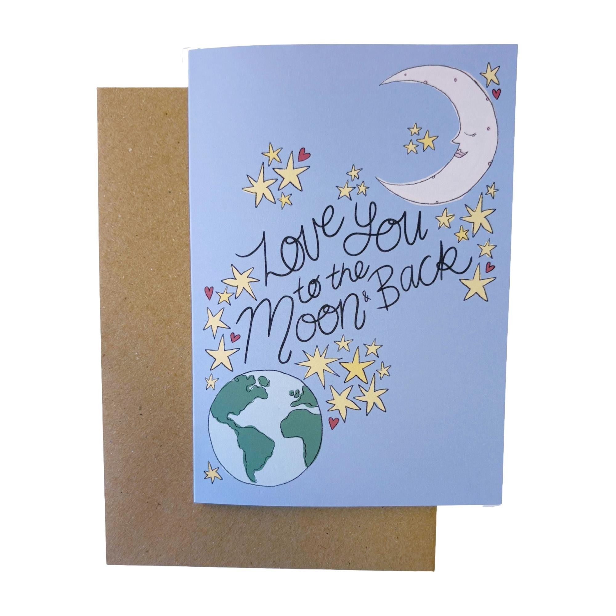 To The Moon And Back Card