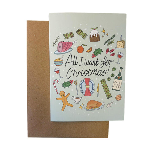 All I Want for Christmas Greetings Card