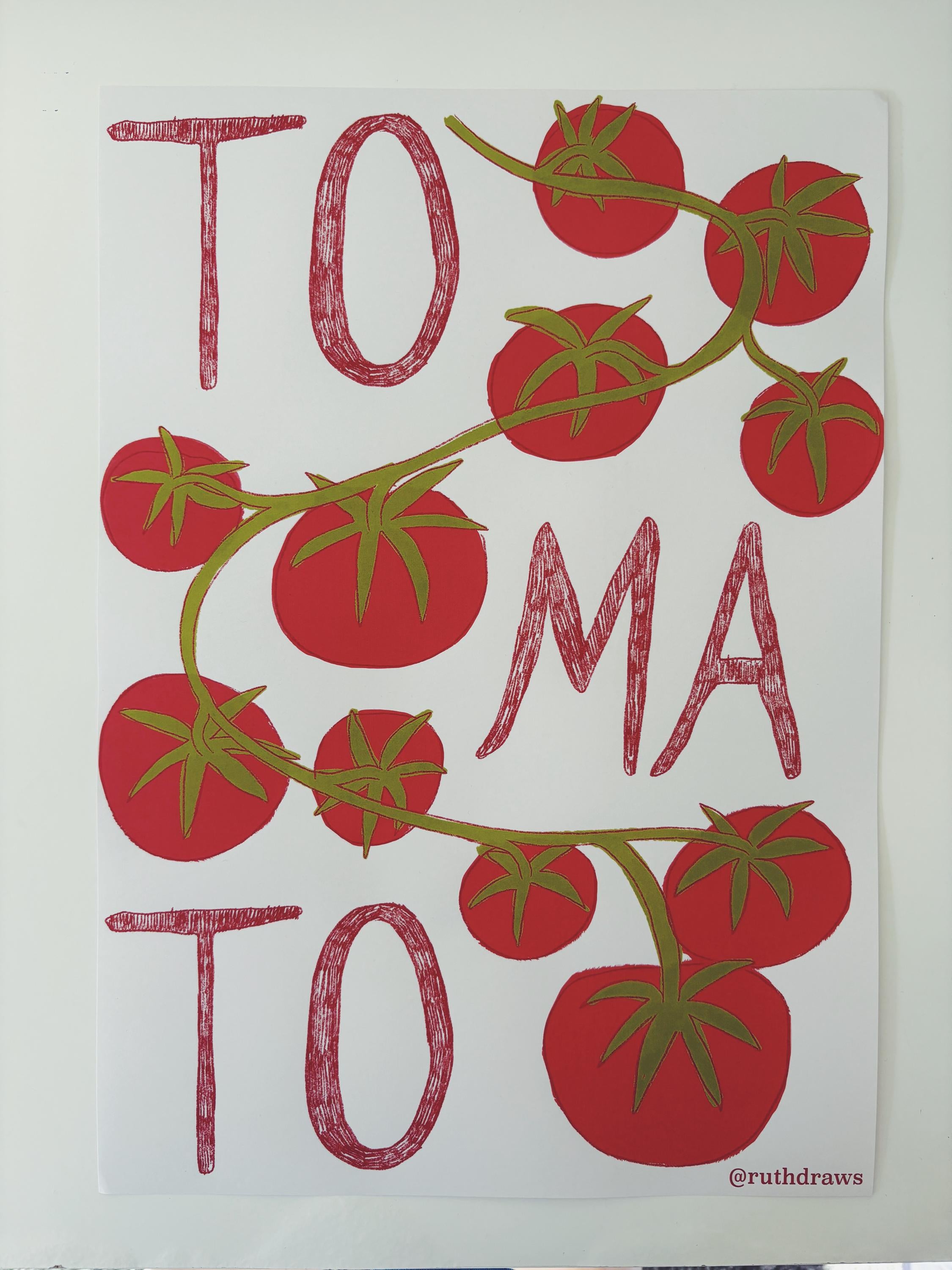 Trendy Tomato Print