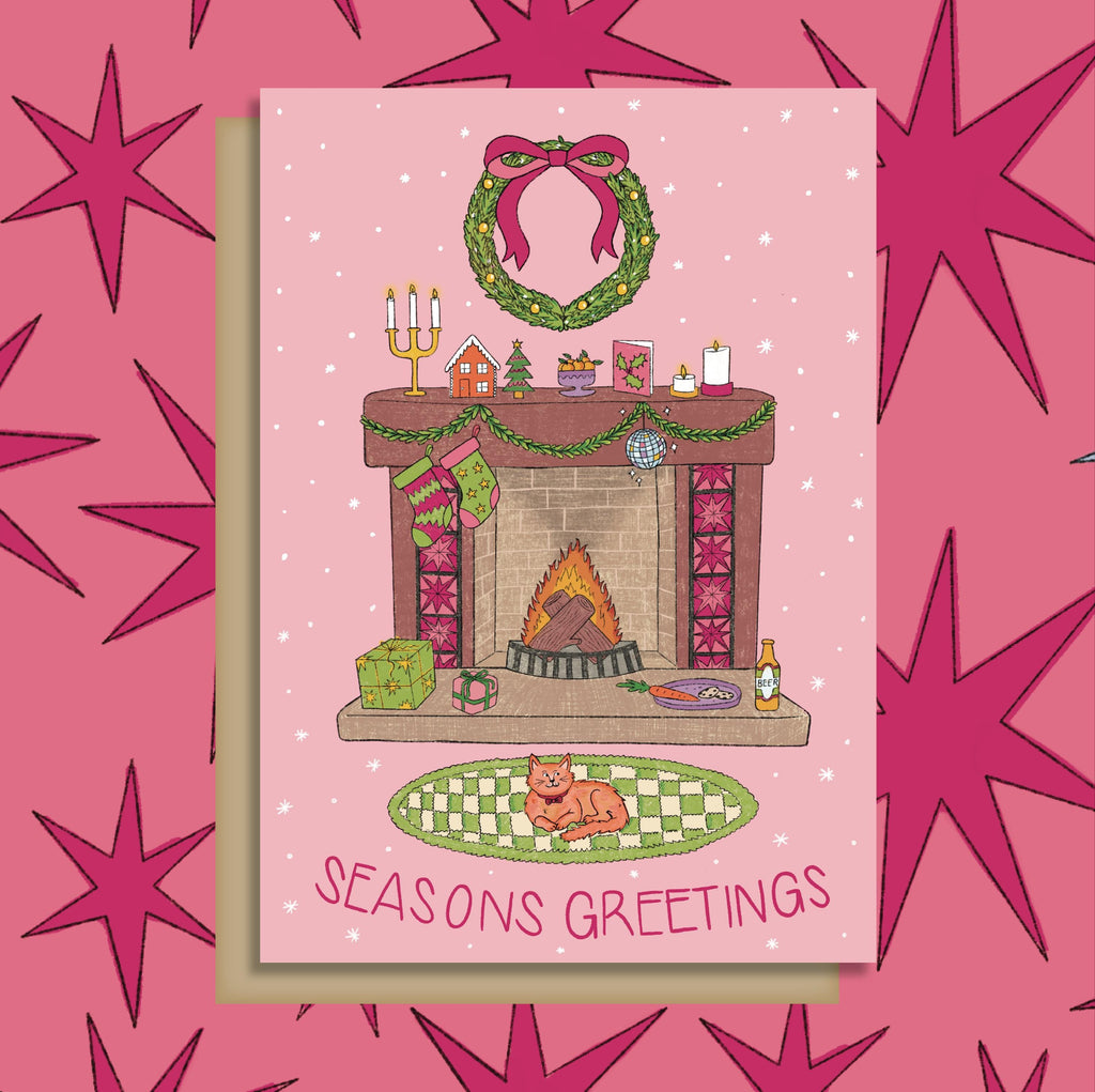 Seasons Greetings Christmas Card