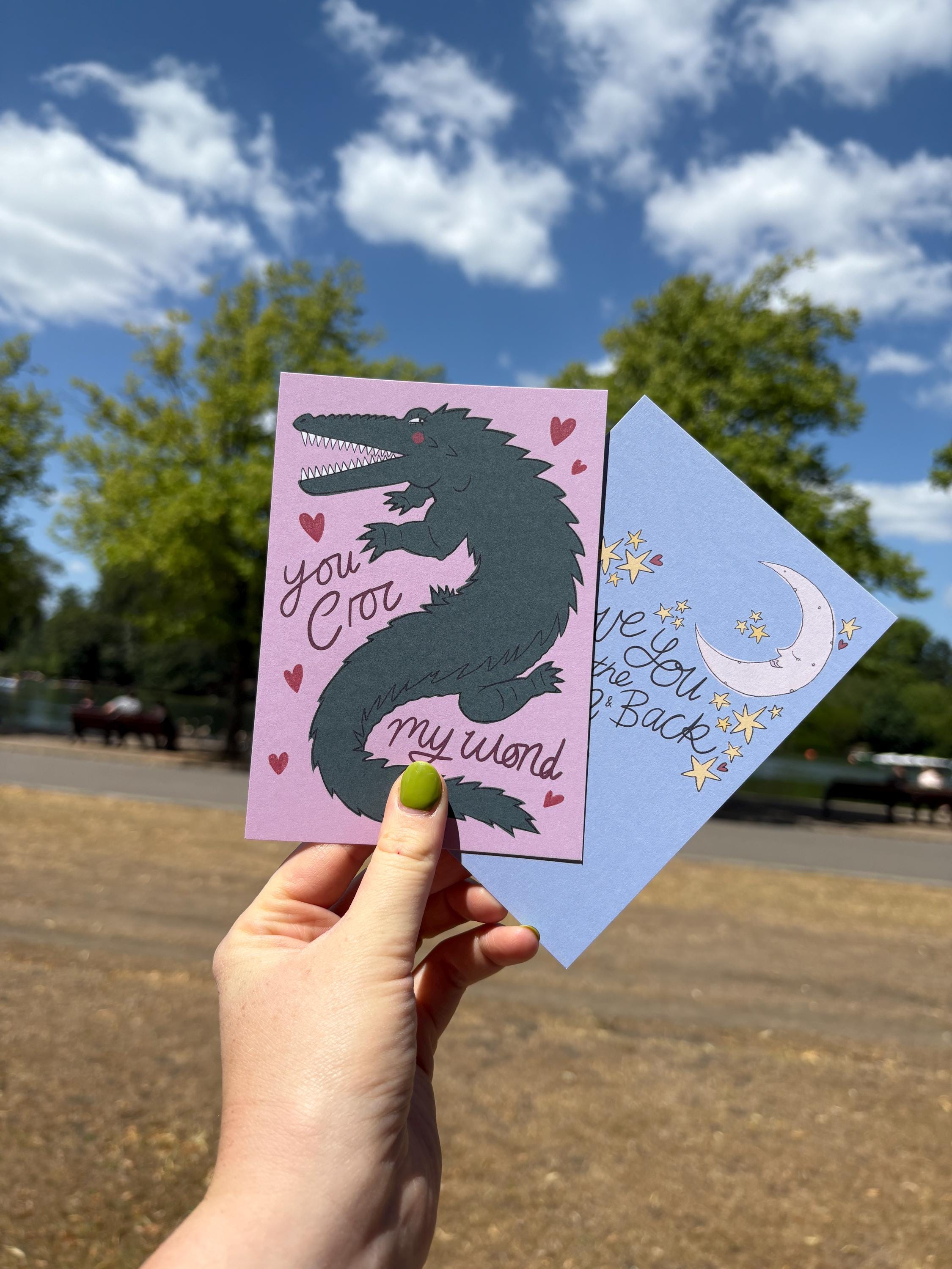 To The Moon And Back Card