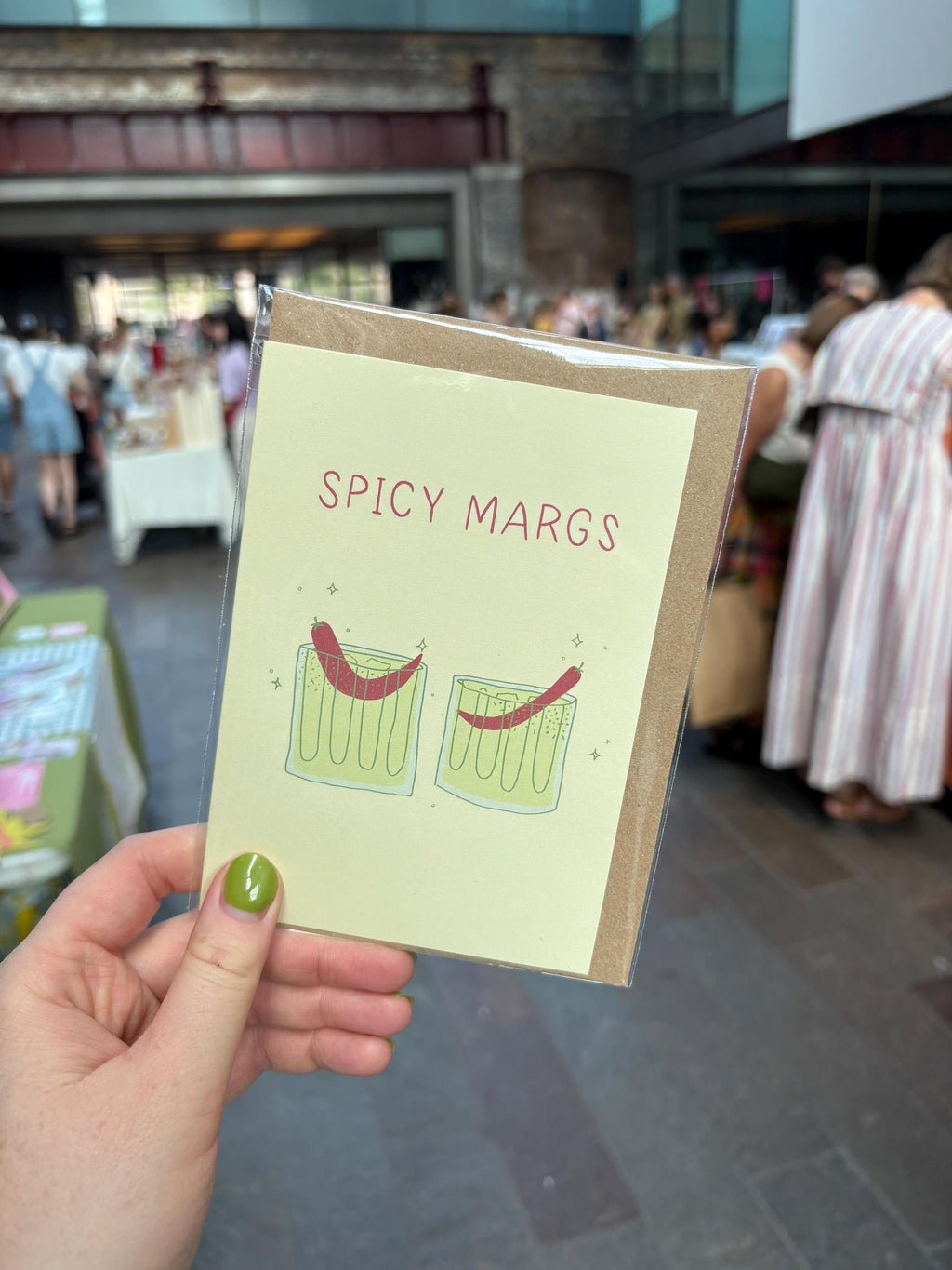 Spicy Margarita Cocktail Card