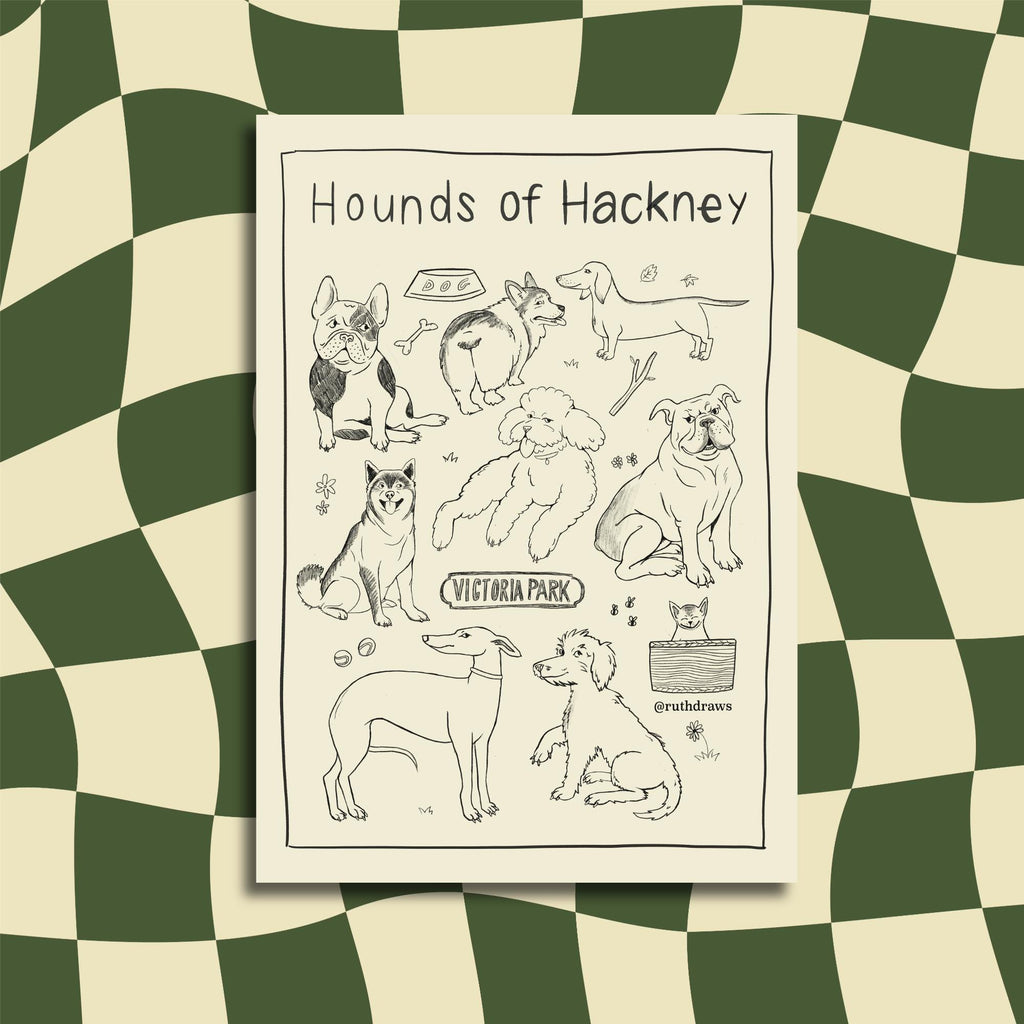 Hounds of Hackney Postcard