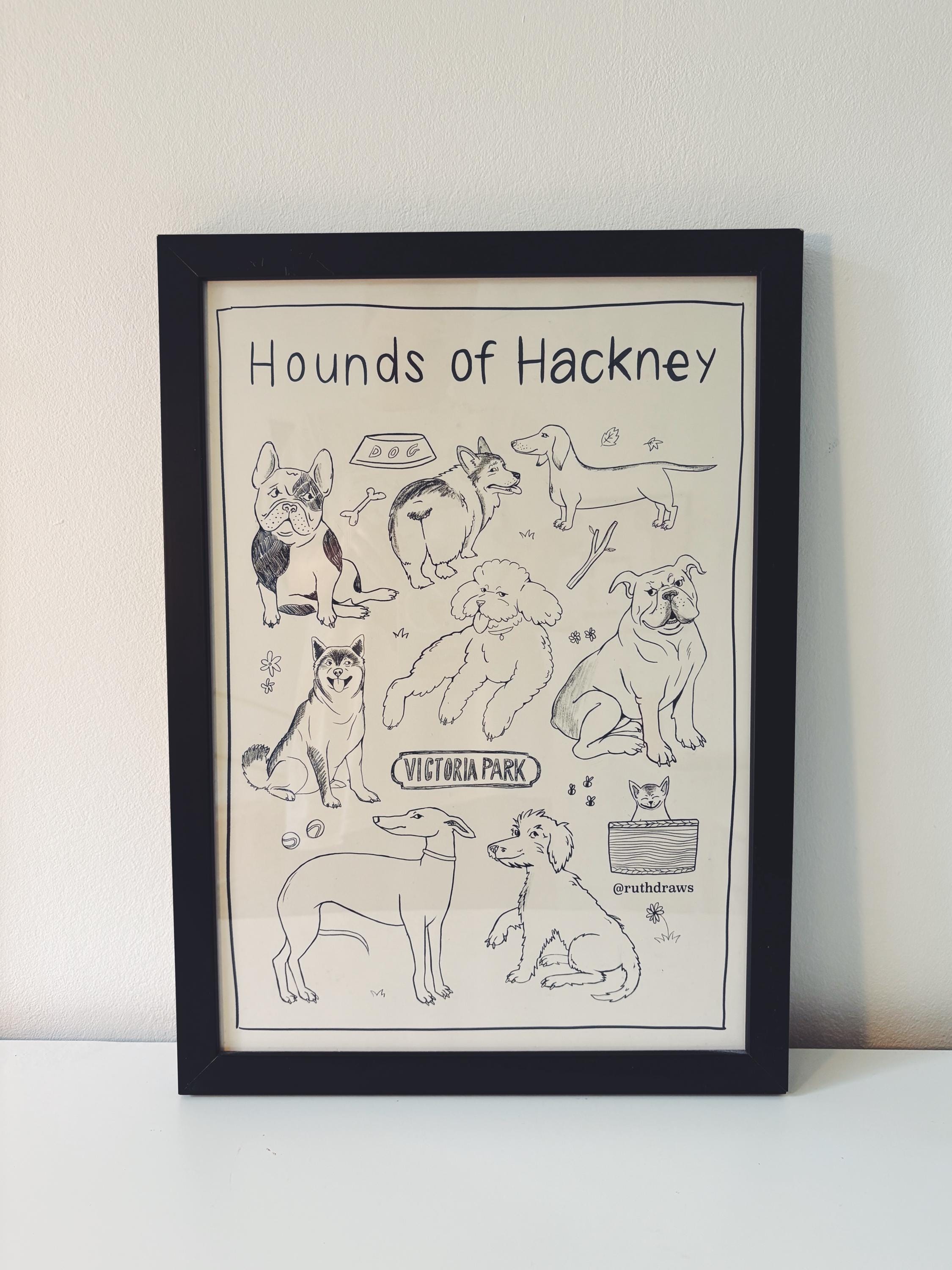Hounds of Hackney Print