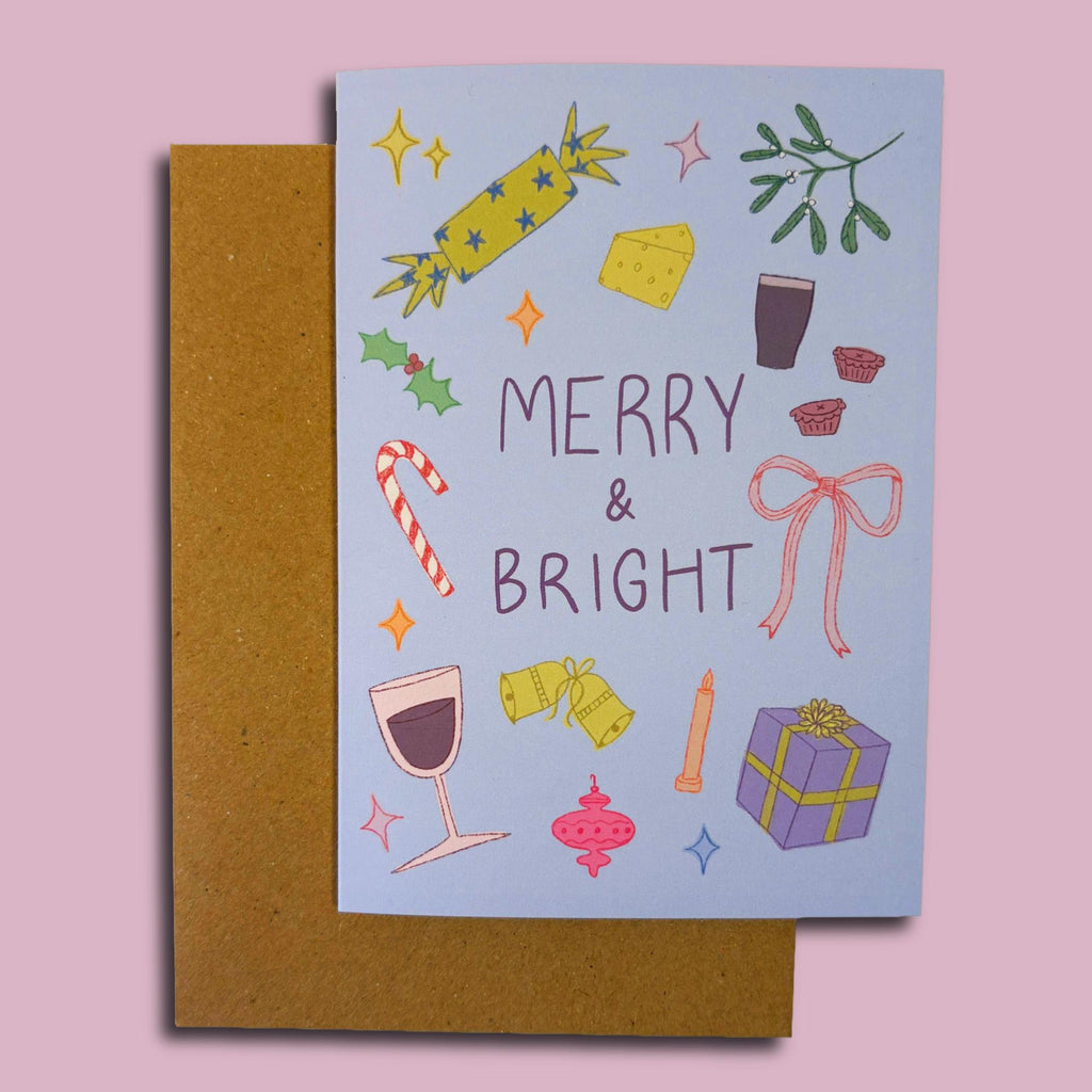 Merry & Bright Christmas Card