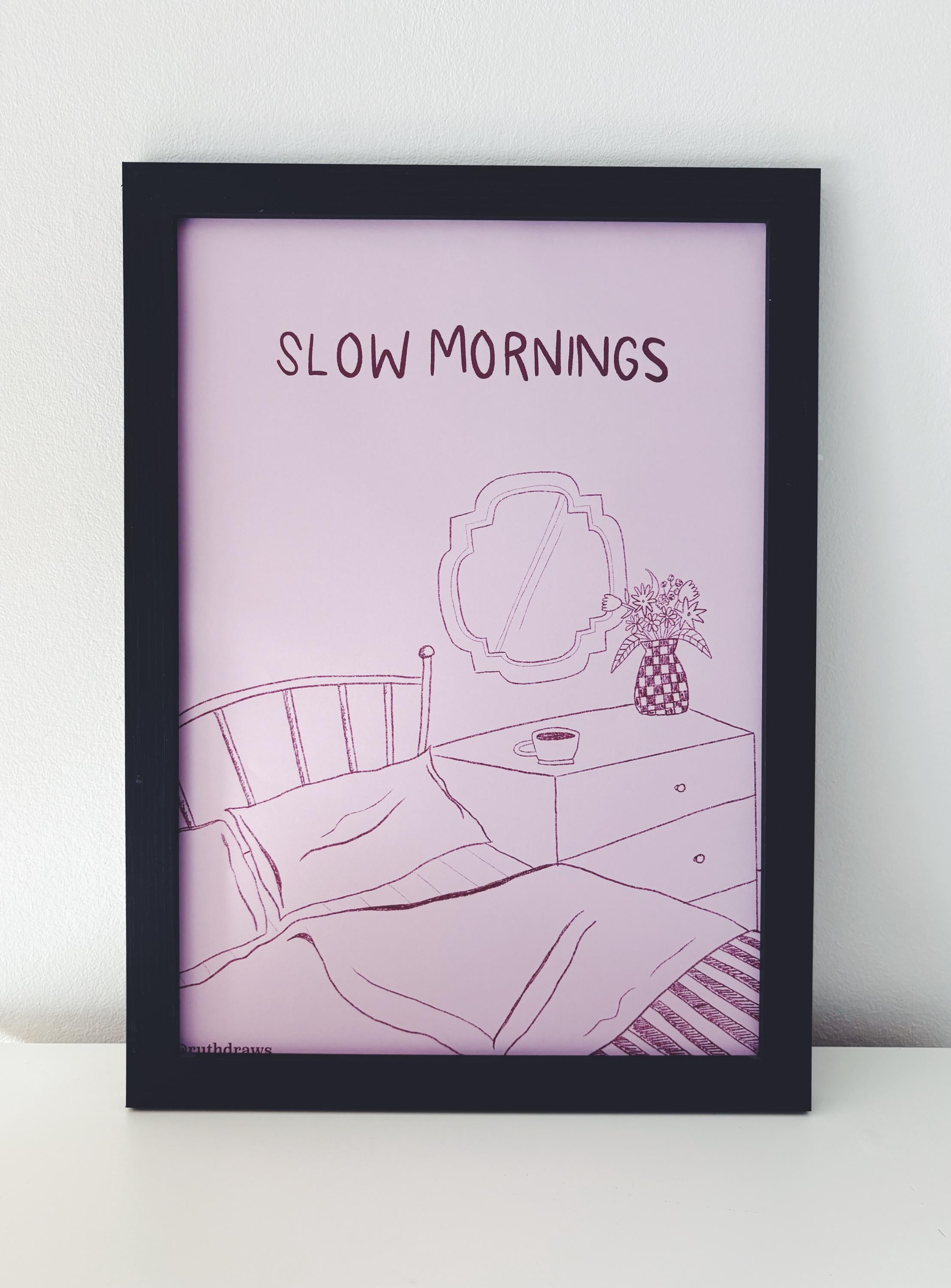 Slow Mornings Illustration