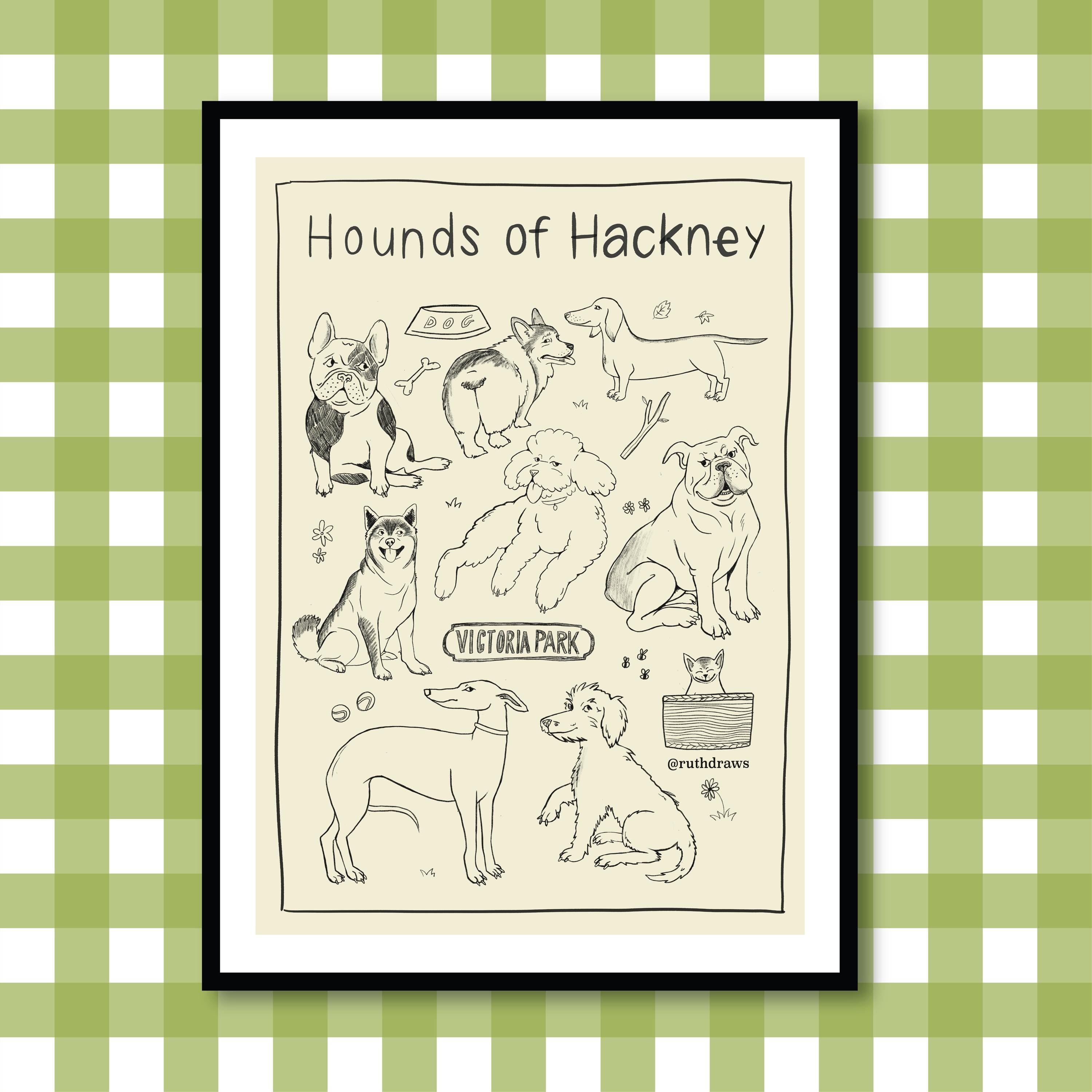 Hounds of Hackney Print