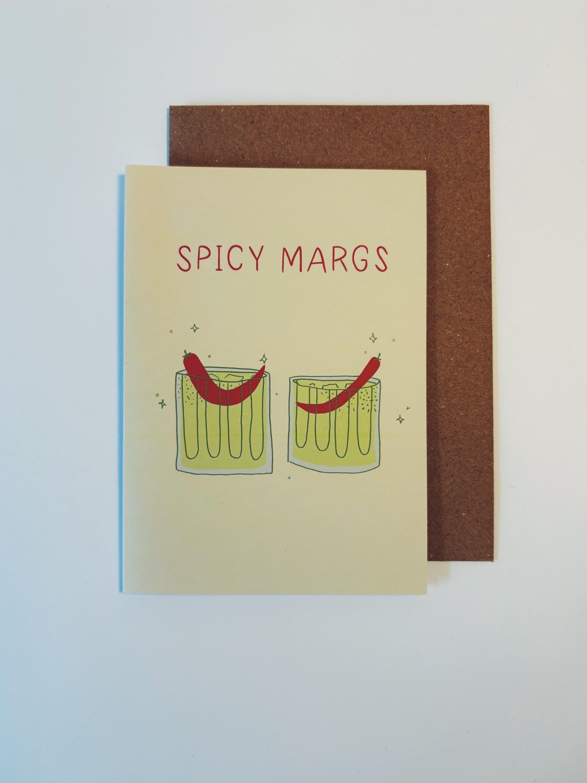 Spicy Margarita Cocktail Card