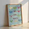 Big Girl Pants Illustration