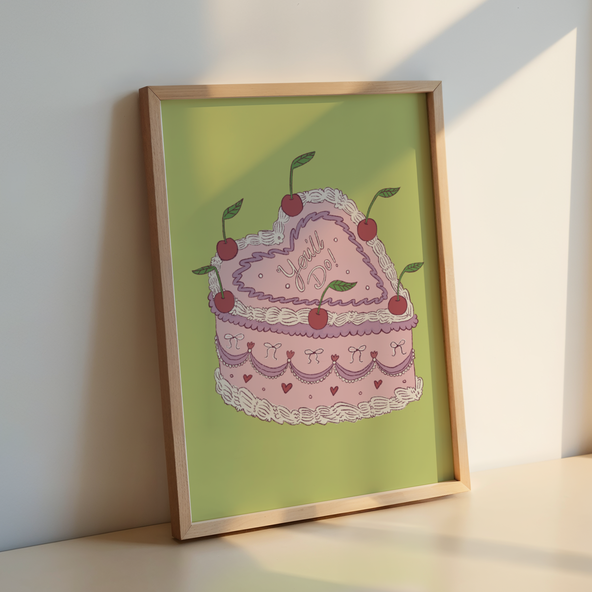 You’ll Do Cake Illustration