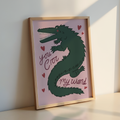 You Croc My World Illustration