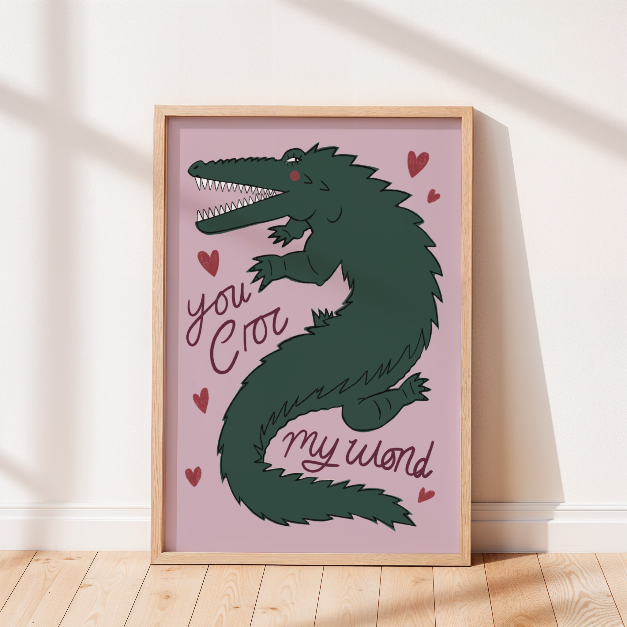 You Croc My World Illustration