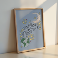 Love You to the Moon and Back Illustration