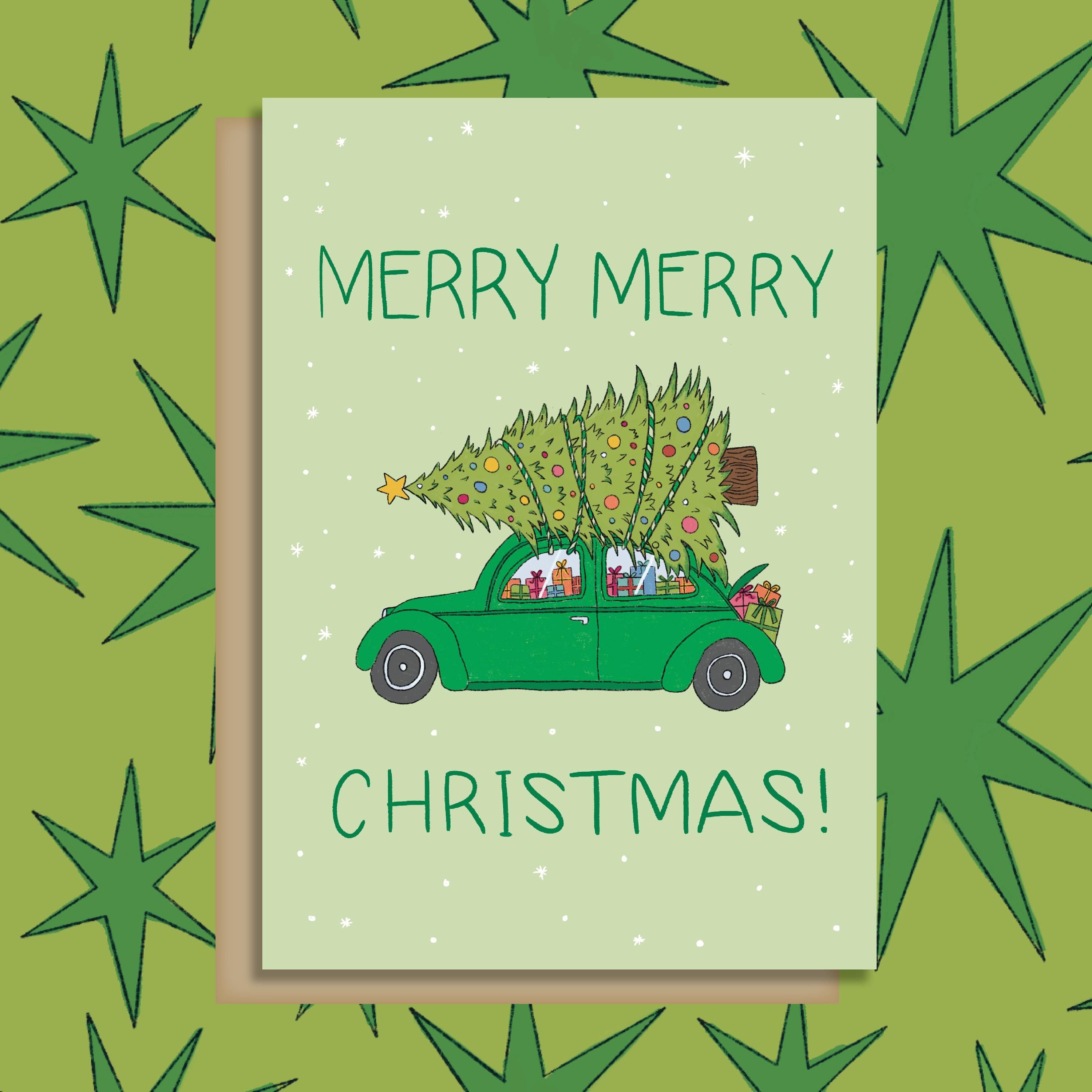 Merry Merry Christmas Card