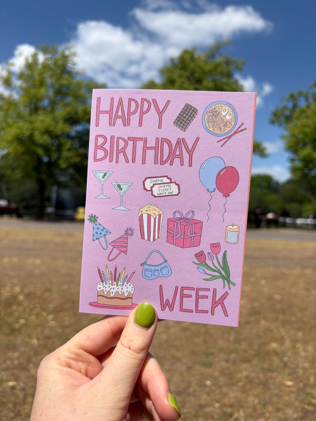 Birthday Week Greetings Card