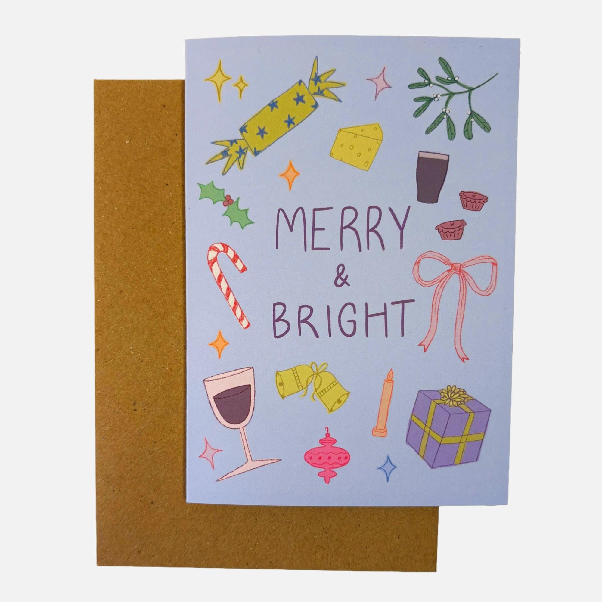 Merry & Bright Christmas Card