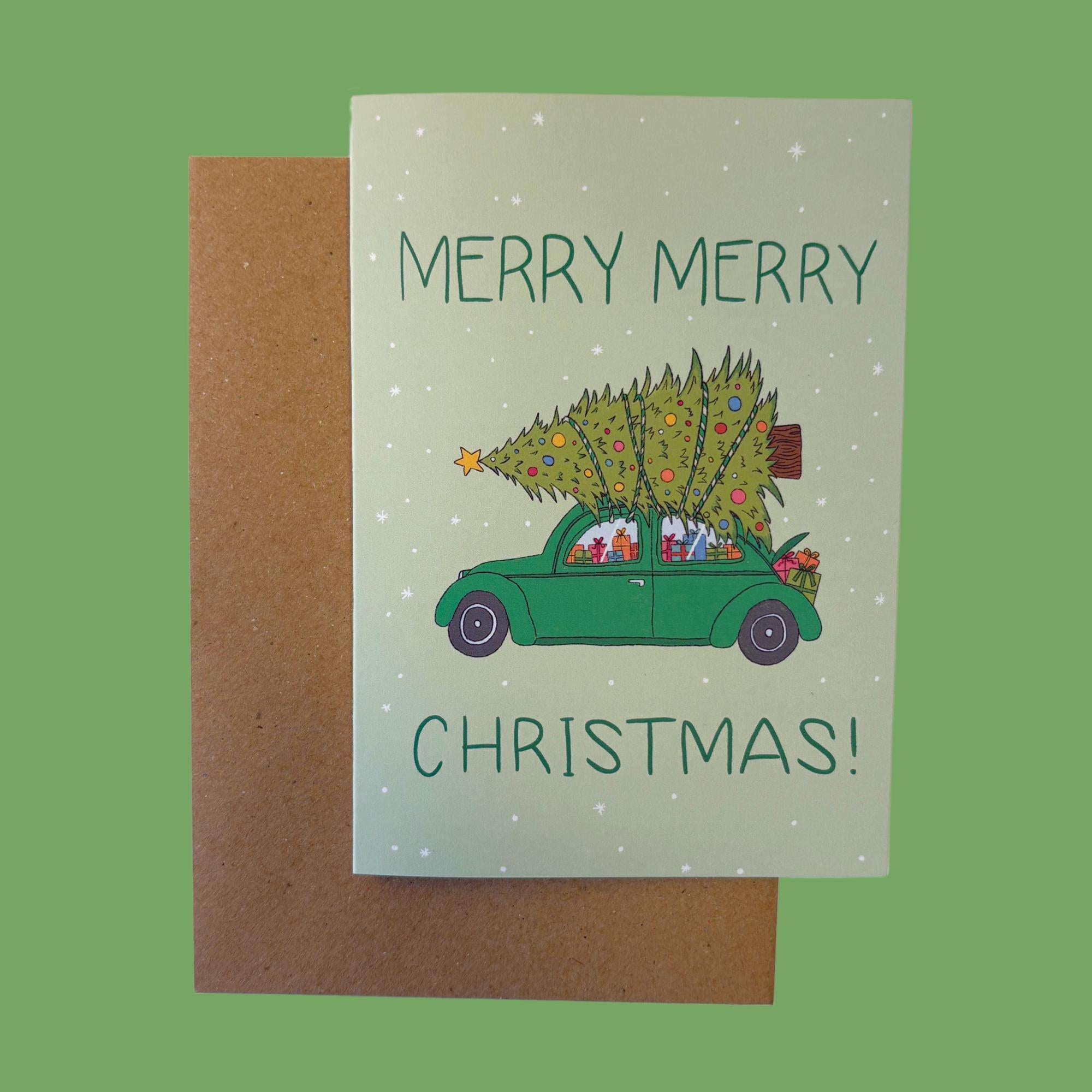 Merry Merry Christmas Card